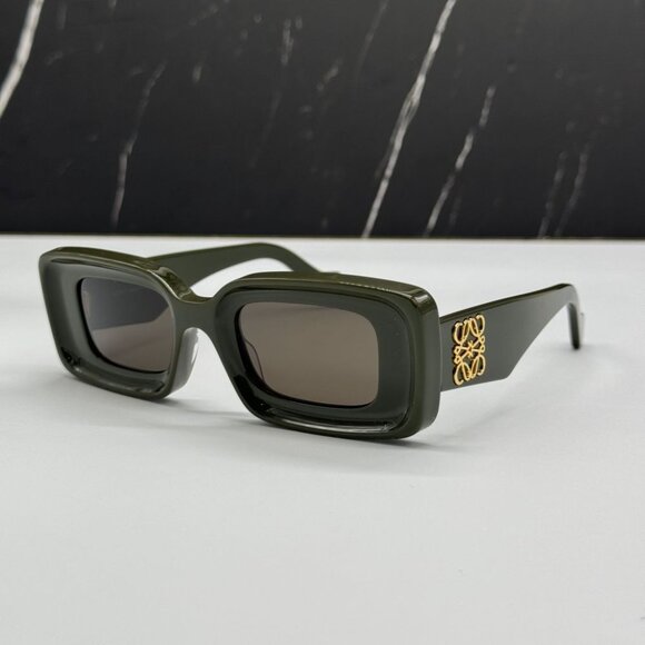 NEW LW40101I 96E LOEWE SUNGLASSES SHINY GREEN WOMEN EYEWEAR LOEWE main image 13